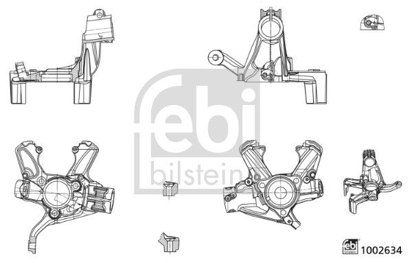 Achsschenkel, Radaufh&auml;ngung