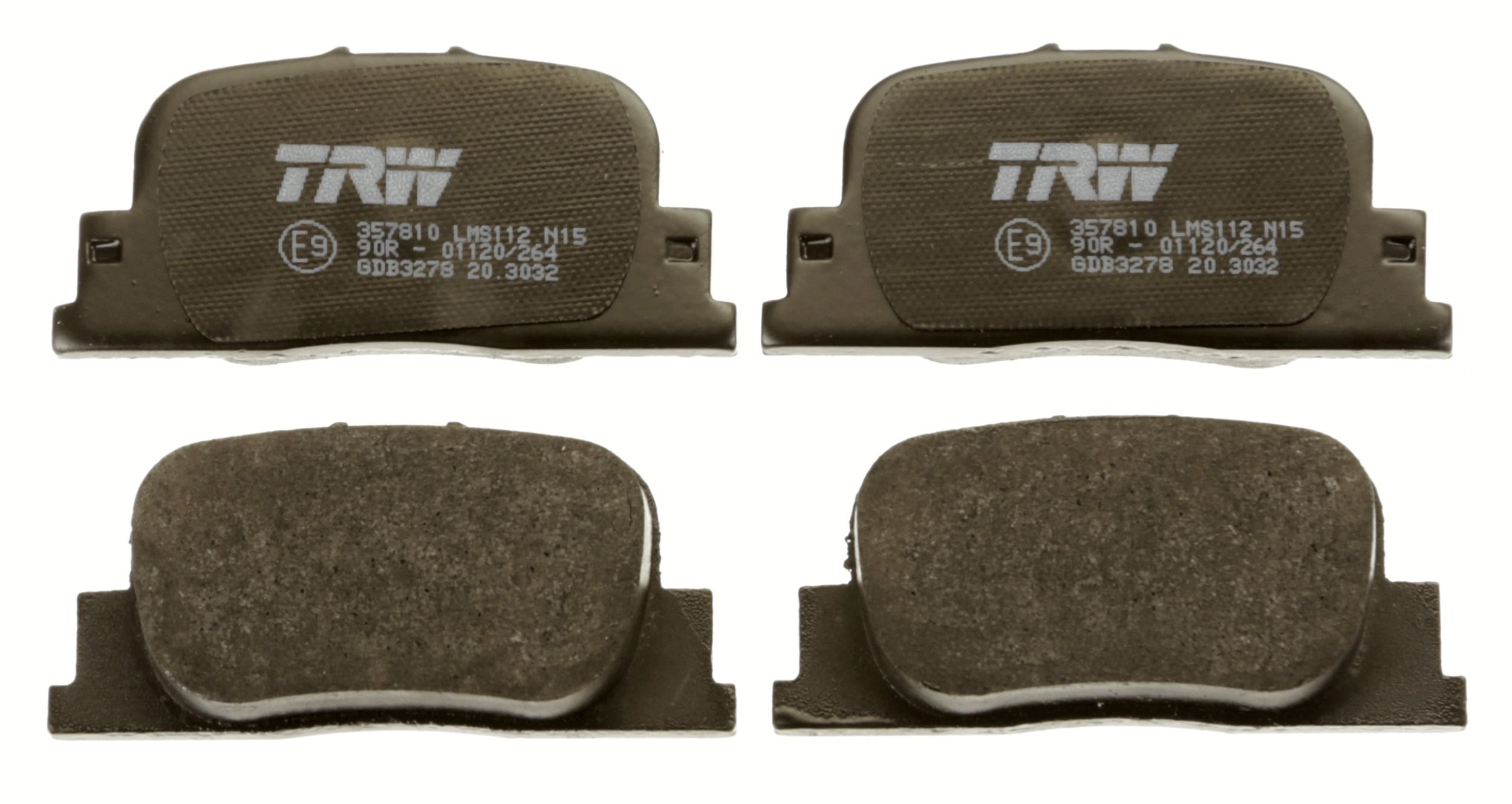 TRW DISC BRAKE PADS - TecDoc 2
