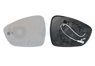 VAN WEZEL 4082835 - Spiegelglas, Au&szlig;enspiegel * HAGUS *