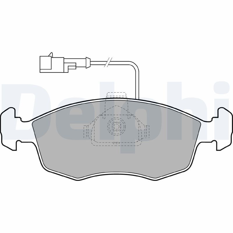 Brake Pad Set, disc brake LP1416