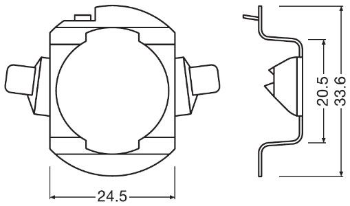 Lampenfassung, Hauptscheinwerfer