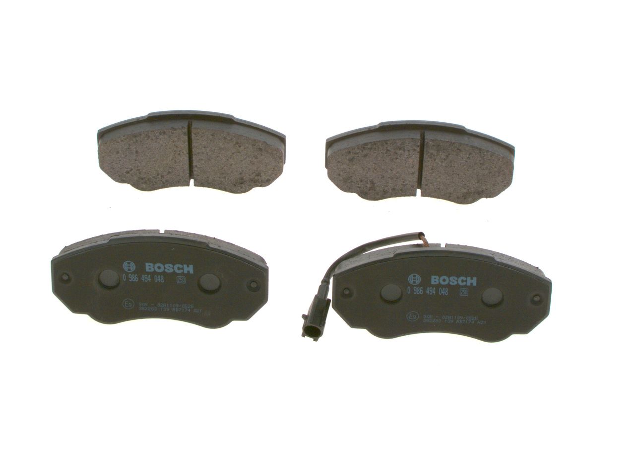 Brake Pad Set, disc brake 0 986 494 048