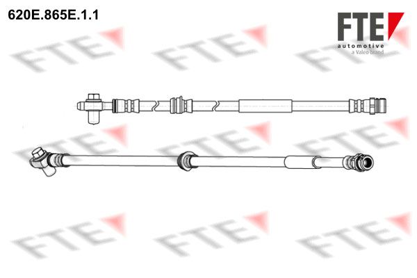 620E.865E.1.1 FTE fékcső