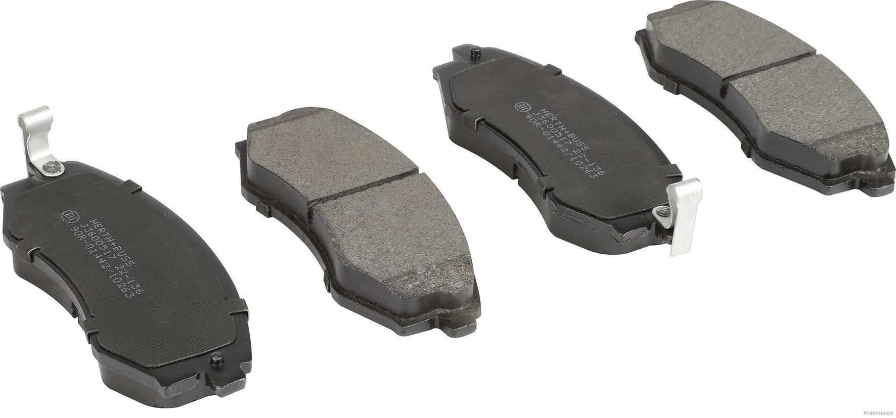 HERTH+BUSS JAKOPARTS J3600517 - Bremsbelagsatz, Scheibenbremse
