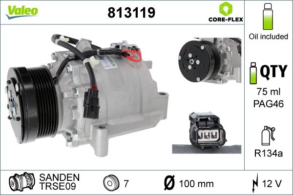 VALEO 813119 Compressor, air conditioning