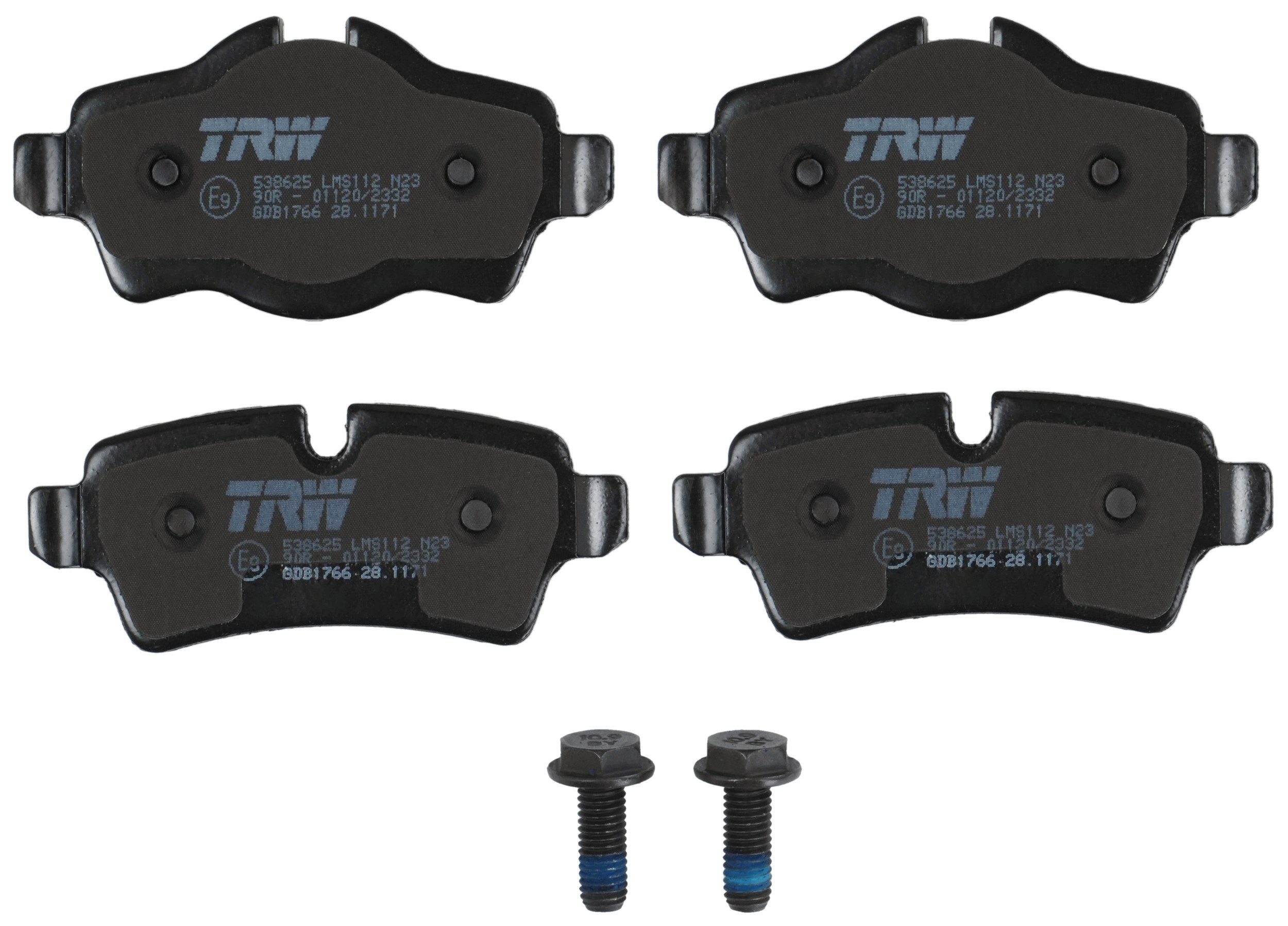 TRW DISC BRAKE PADS - TecDoc 2