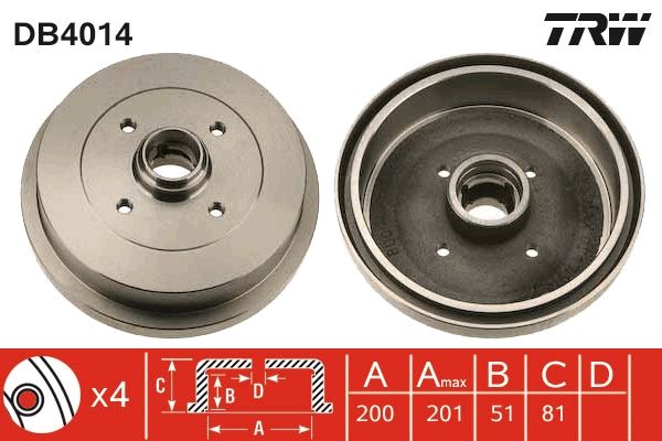 TAMBOUR DE FREIN  9900