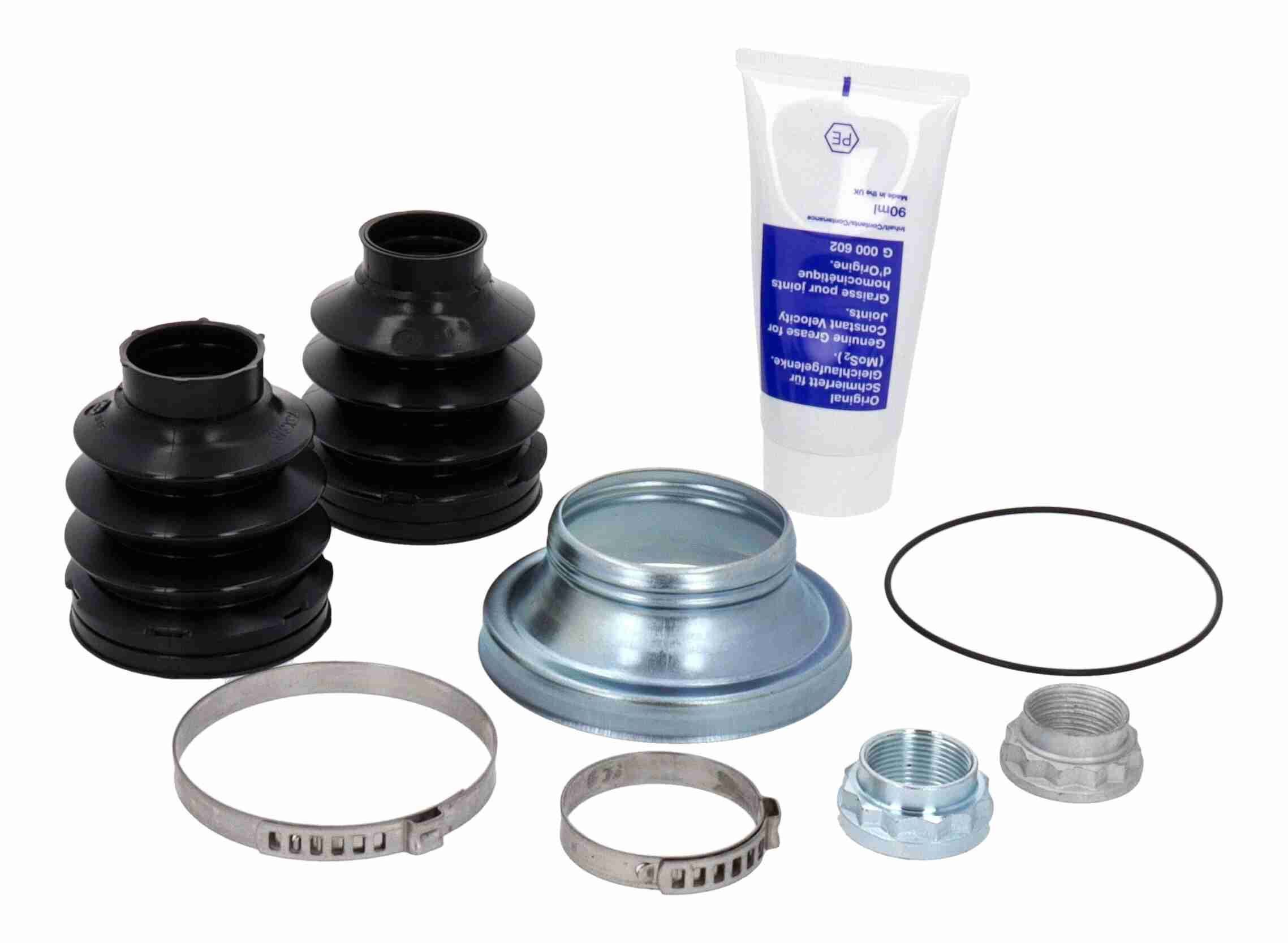 Faltenbalgsatz, Antriebswelle