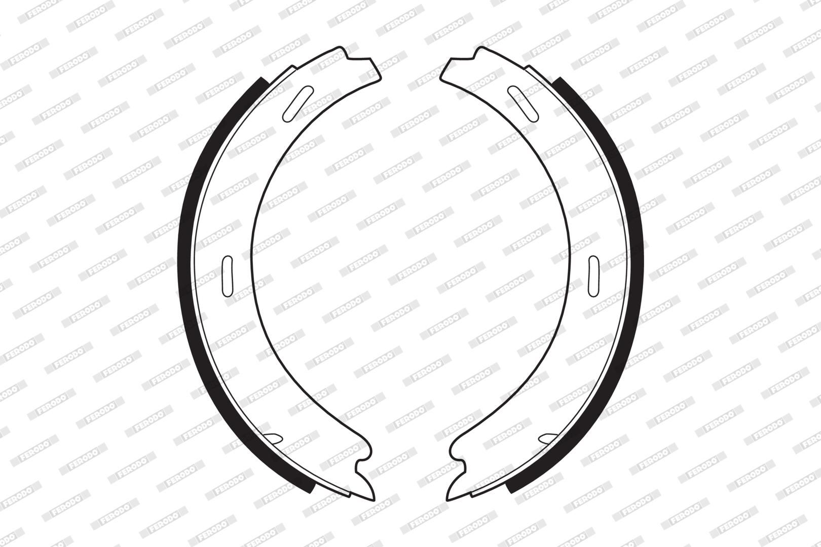 Bremsbackensatz, Feststellbremse