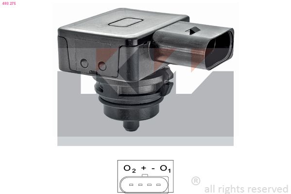 KW 493 275 - Luftdrucksensor, H&ouml;henanpassung