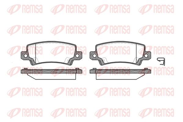 Brake Pad Set, disc brake 0874.02