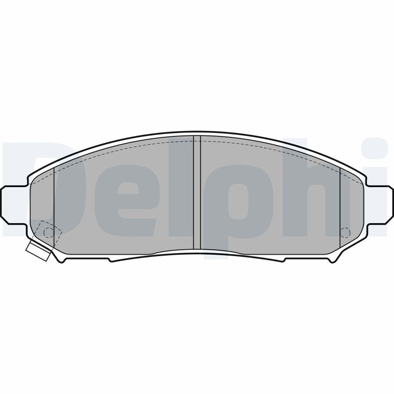 Brake Pad Set, disc brake LP2011