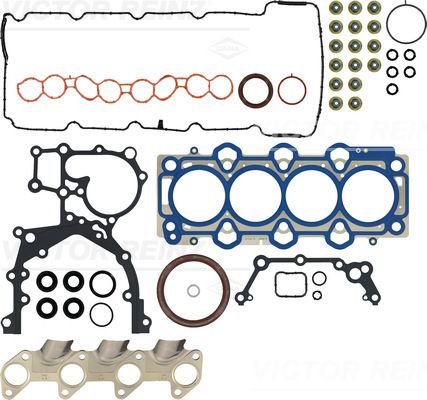 Juego completo de empaques, motor