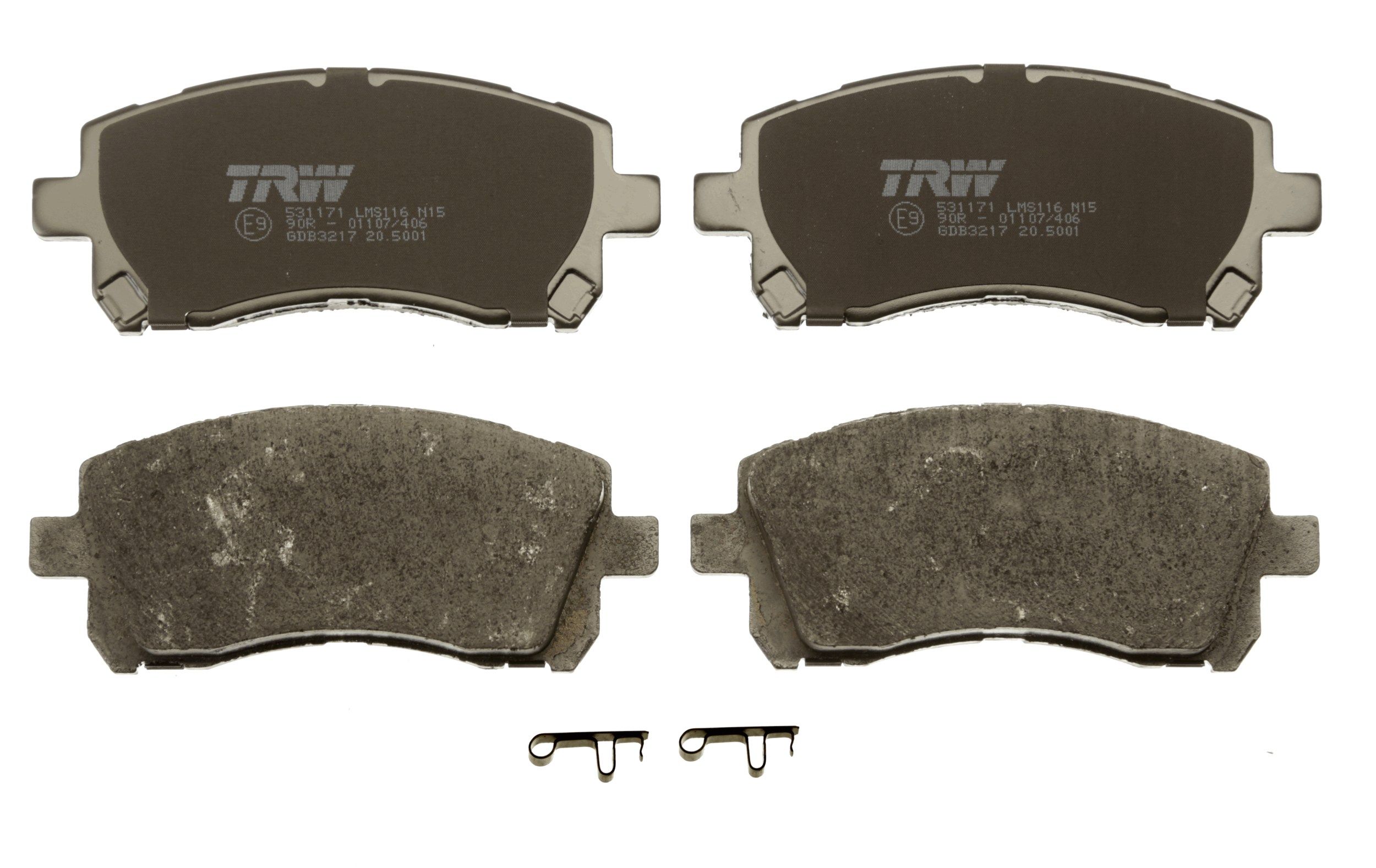 TRW DISC BRAKE PADS - TecDoc 2