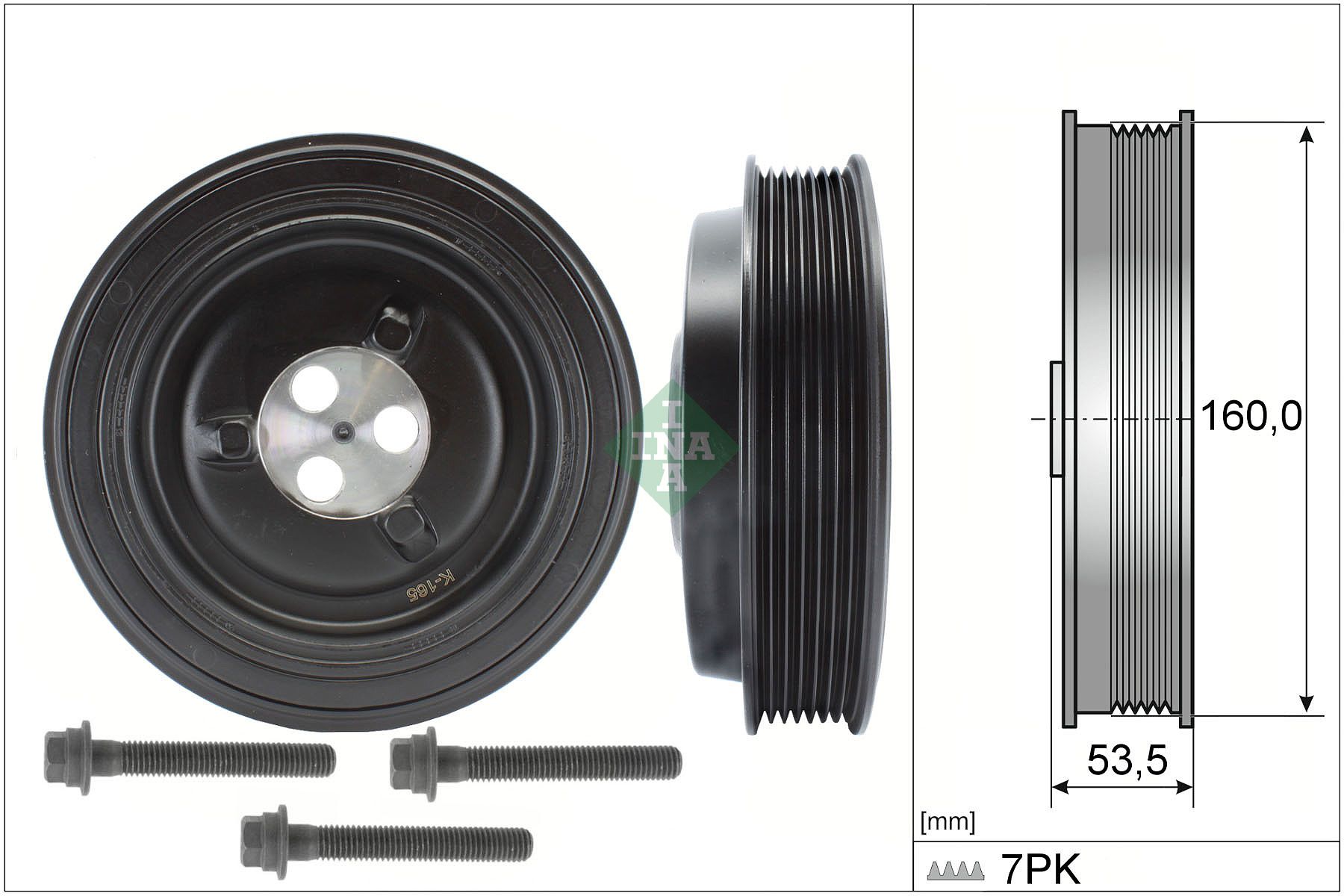 Riemenscheibe, Kurbelwelle