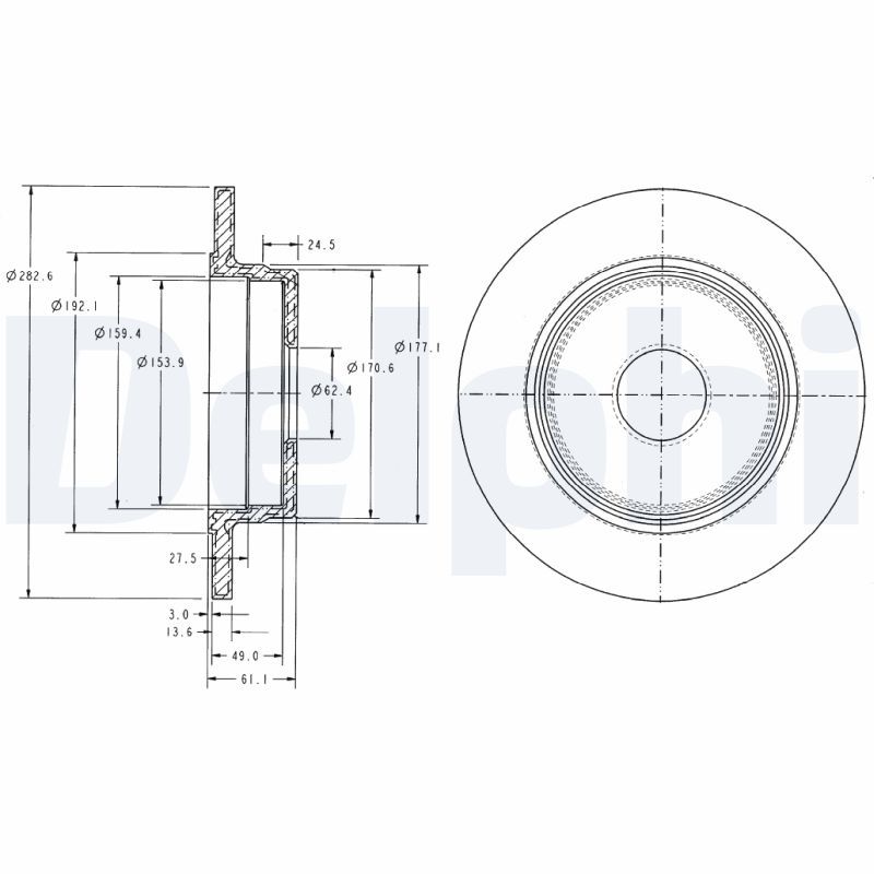 Brake Disc BG2510