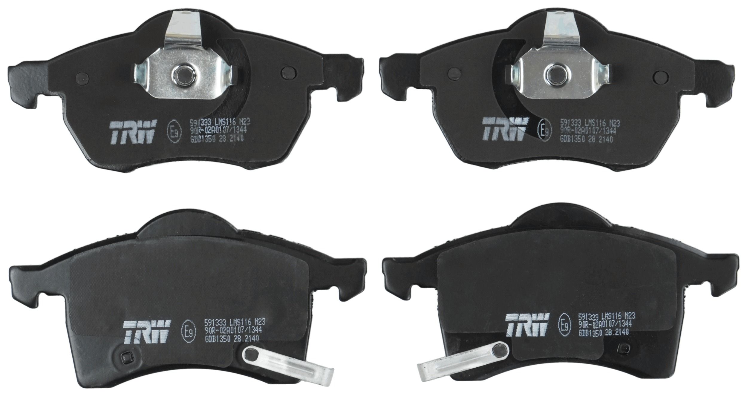 TRW DISC BRAKE PADS - TecDoc 2