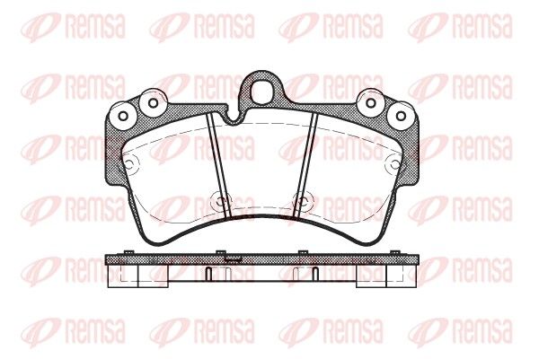 Brake Pad Set, disc brake 0995.00