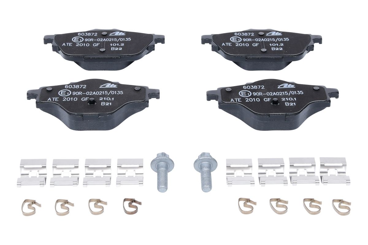 Bremsbelagsatz, Scheibenbremse