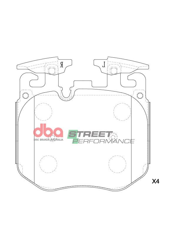DBA SP PERFORMANCE BRAKE PADS [ BMW 420i Performance 2023 - On F  ] - TecDoc Only