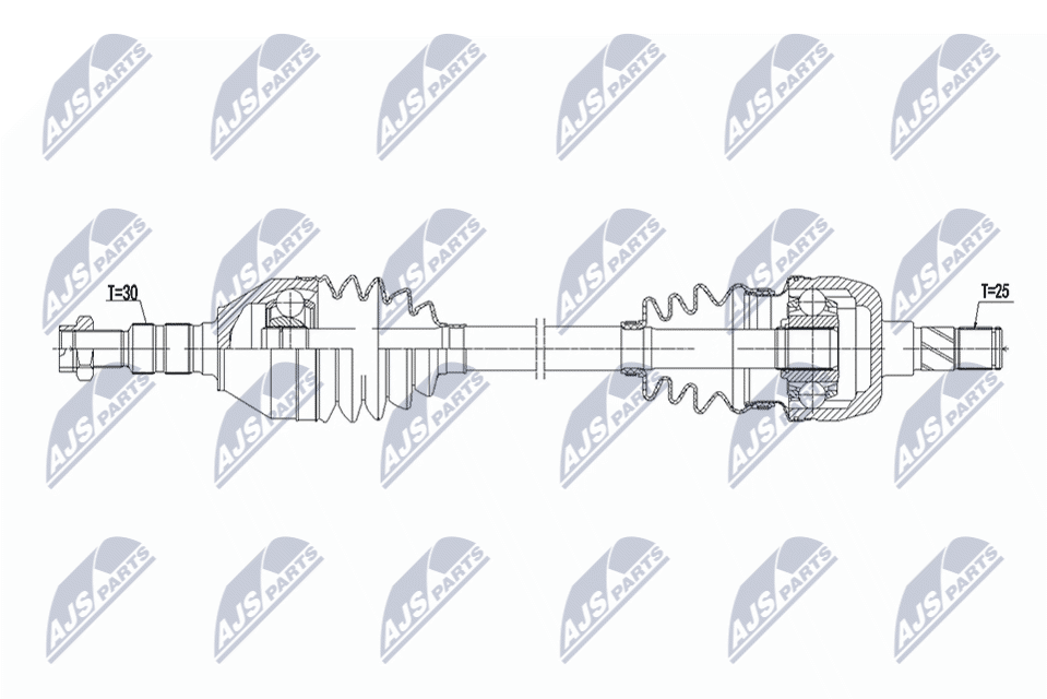 NTY NPW-PL-186 Antriebswelle
