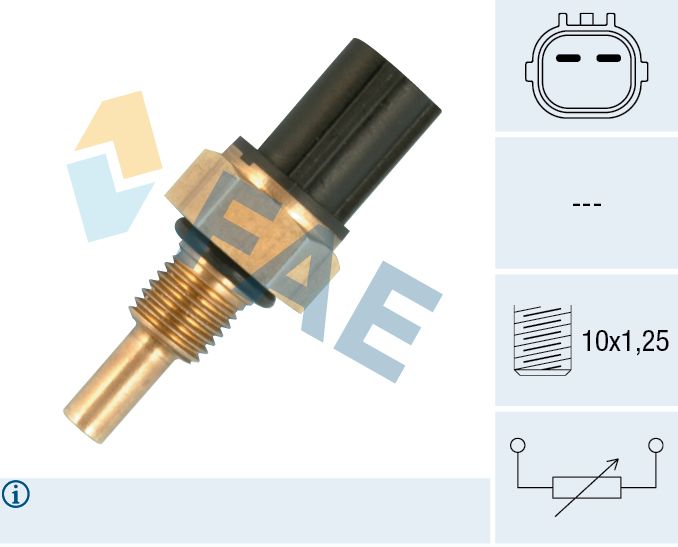 FAE 33455 - Sensor, K&uuml;hlmitteltemperatur
