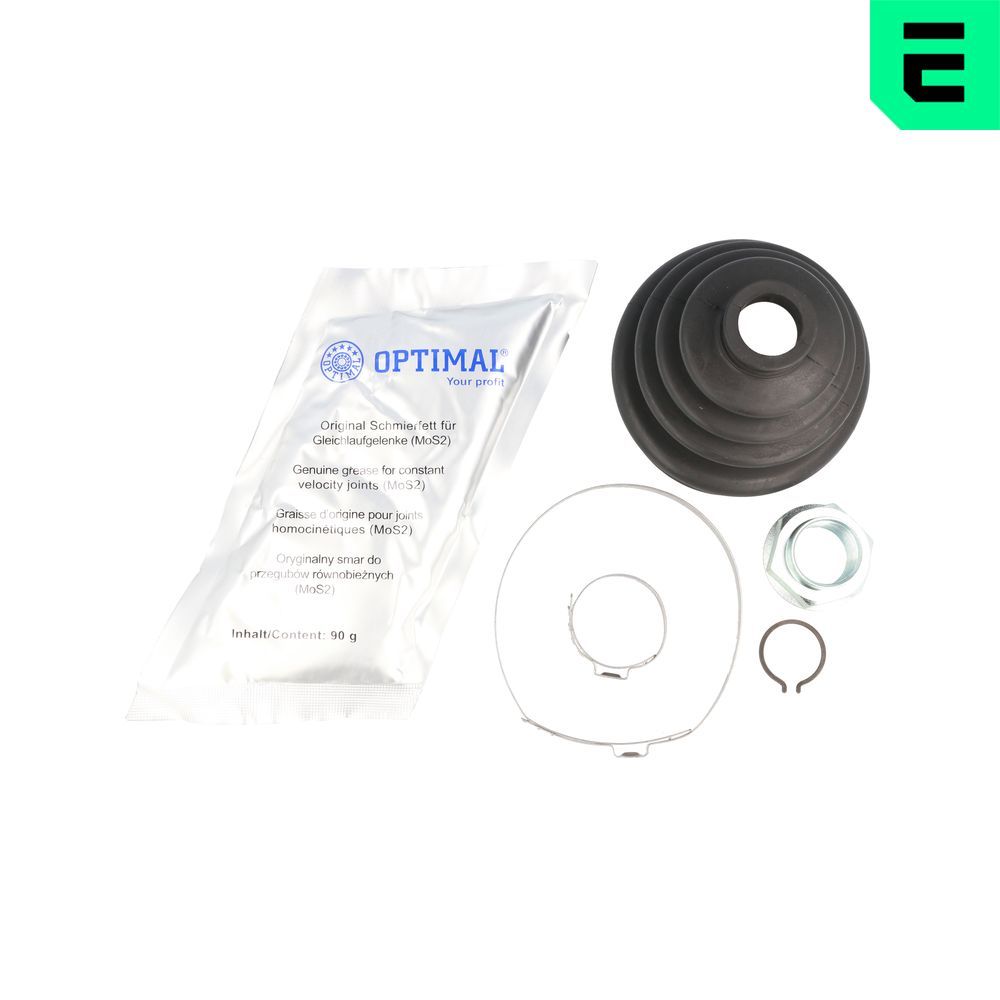 Faltenbalgsatz, Antriebswelle