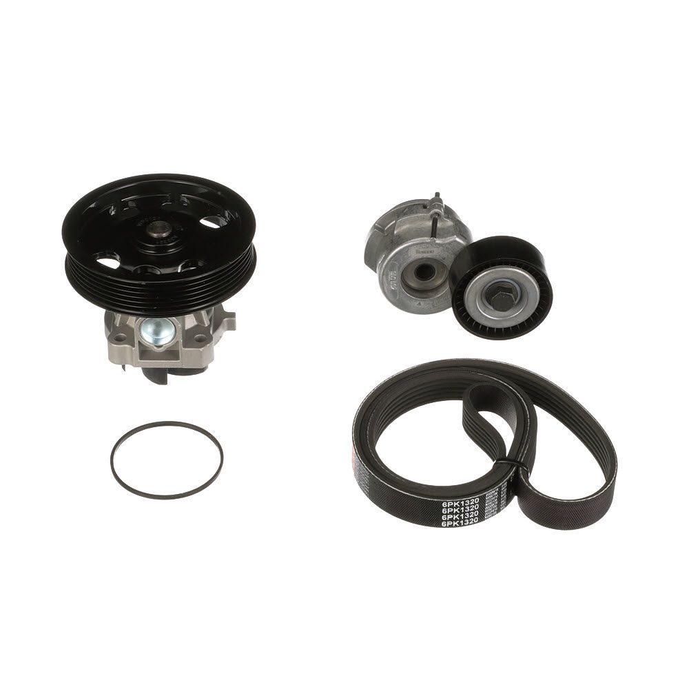 vandens siurblys + V formos rumbuotas diržas, komplektas