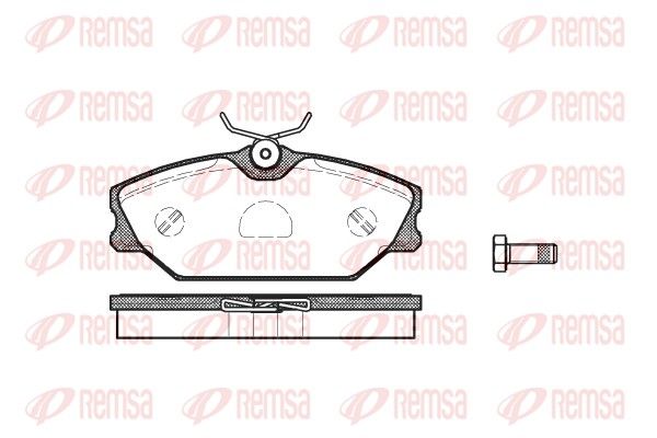 Brake Pad Set, disc brake 0208.00