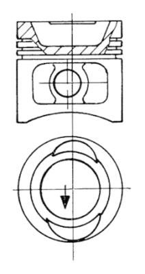 93632600 KOLBENSCHMIDT dugattyú