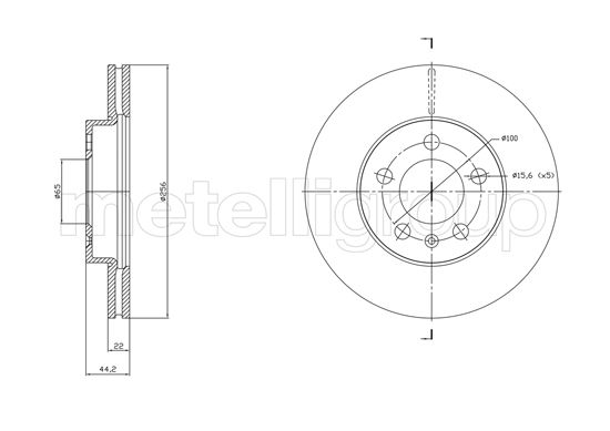 Brake Disc 23-1843C