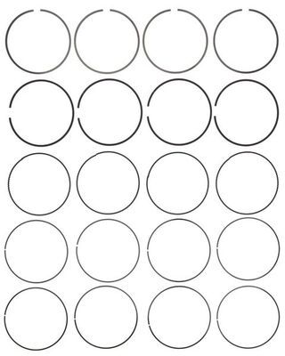 Juego de anillo para pistón