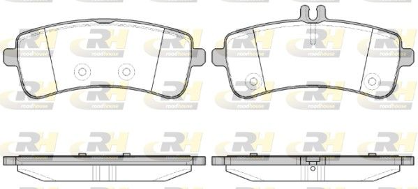 Bremsbelagsatz, Scheibenbremse