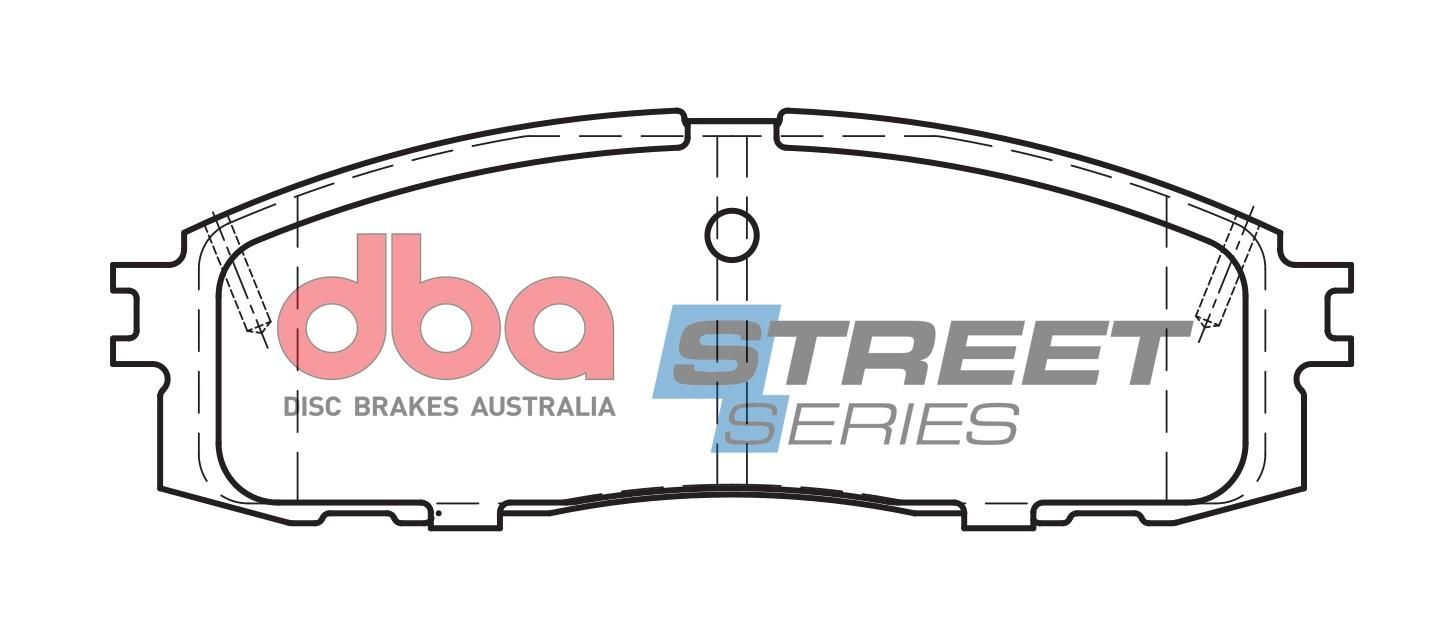 DBA SS STREET SERIES BRAKE PADS [ Toyota Cressida & Supra 1986-93 R ] - TecDoc Only