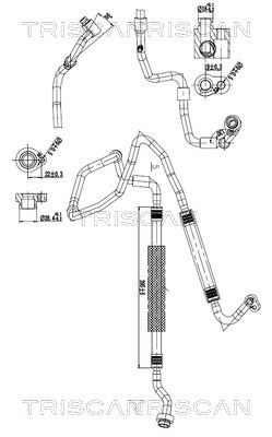 Hochdruck-/Niederdruckleitung, Klimaanlage