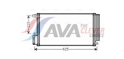 AVA QUALITY COOLING ALA5115D - Kondensator, Klimaanlage ** CLEVER FIT **