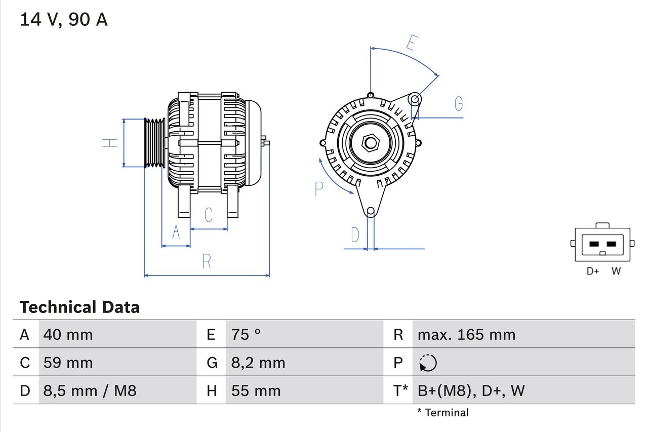 Alternator 0 986 038 380