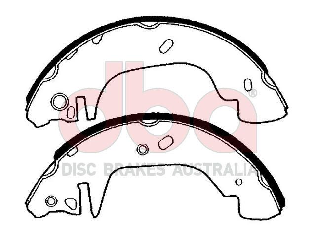 Street Series Brake Shoes [Ford Transit 254mm] - TecDoc Only