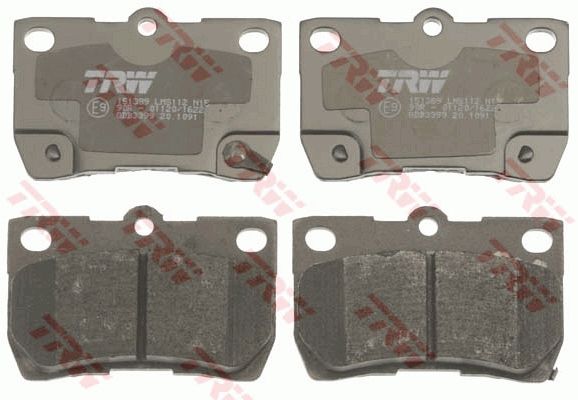 TRW DISC BRAKE PADS - TecDoc 2