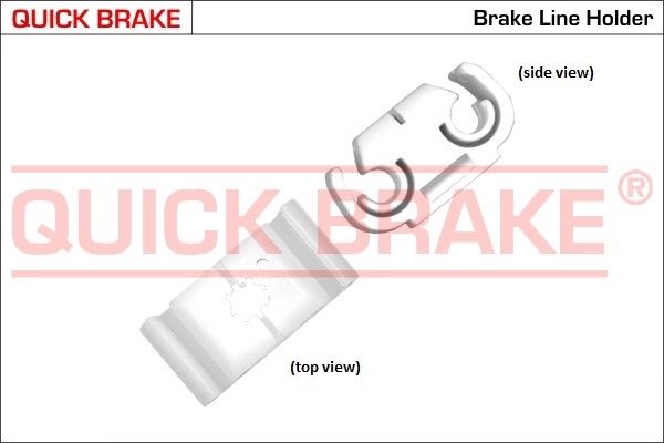 Halter, Bremsleitung