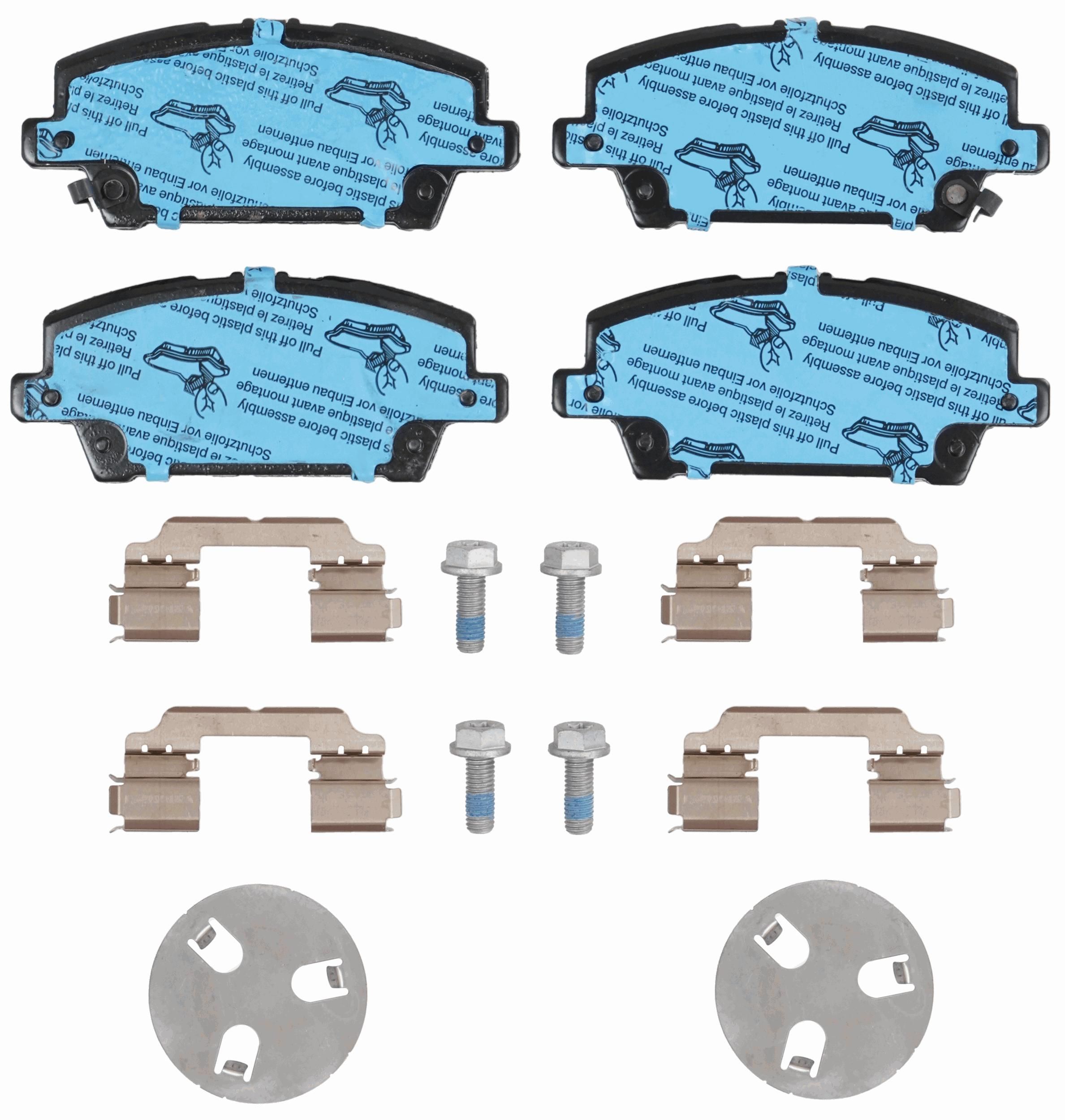 TRW DISC BRAKE PADS - TecDoc 2