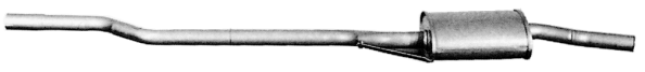 Mittelschalldämpfer