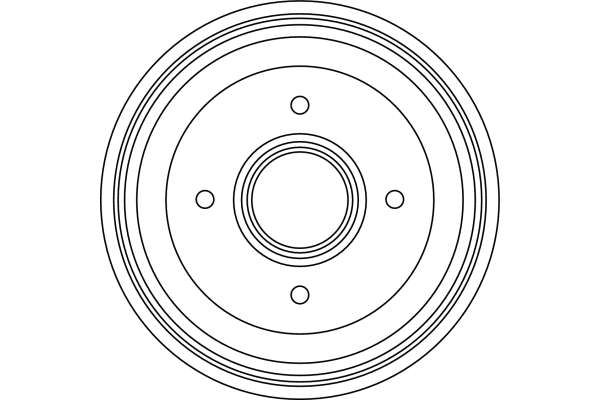 TRW BRAKE DRUM - TecDoc 2