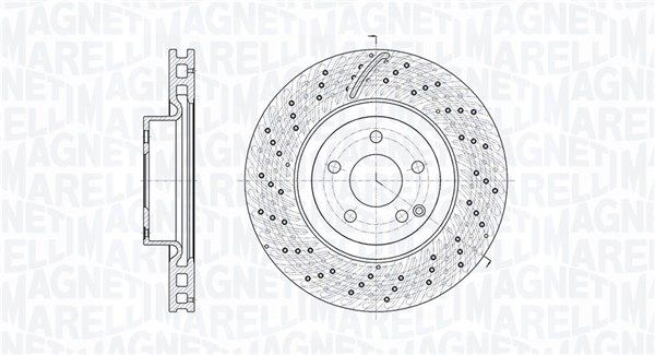 361302040765 MAGNETI MARELLI féktárcsa