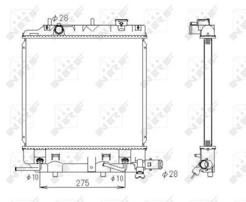NRF 53434 Radiator, engine cooling