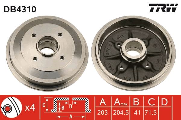 TAMBOUR DE FREIN  9900