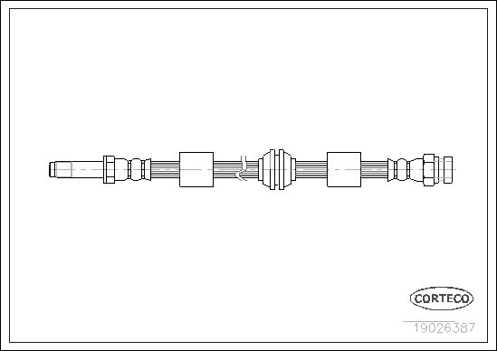 Brake Hose 19026387