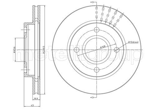 Brake Disc 23-0169