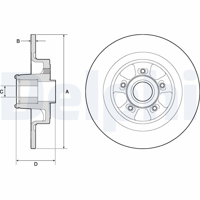 Brake Disc BG9133RS