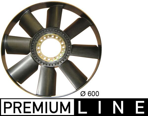 Núcleo del ventilador, refrigeración del motor